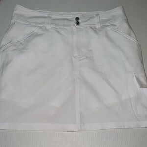 Bimini Bay Outfitters Ltd Womans White Skort Size 6 Golfing Hiking Tennis Skirt